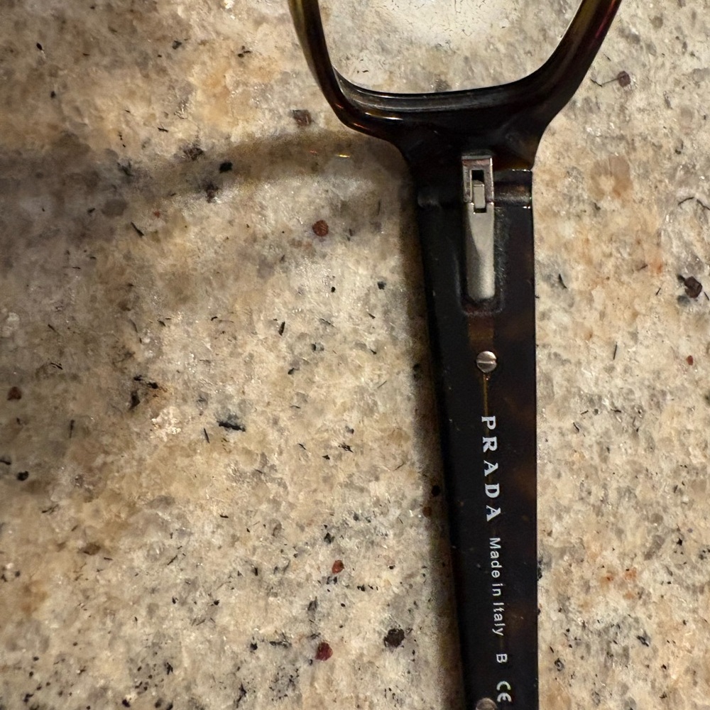 Black Rectangular Eyeglasses. Prada - image 7